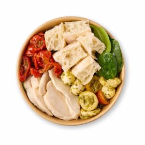 Mediterranean Flatbread Bowl