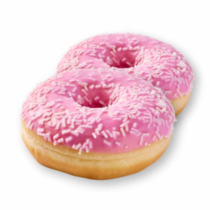 Pink velvet doughnut - 2 Pack
