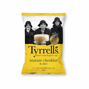 Tyrrells Mature Cheddar & Chive Crisps