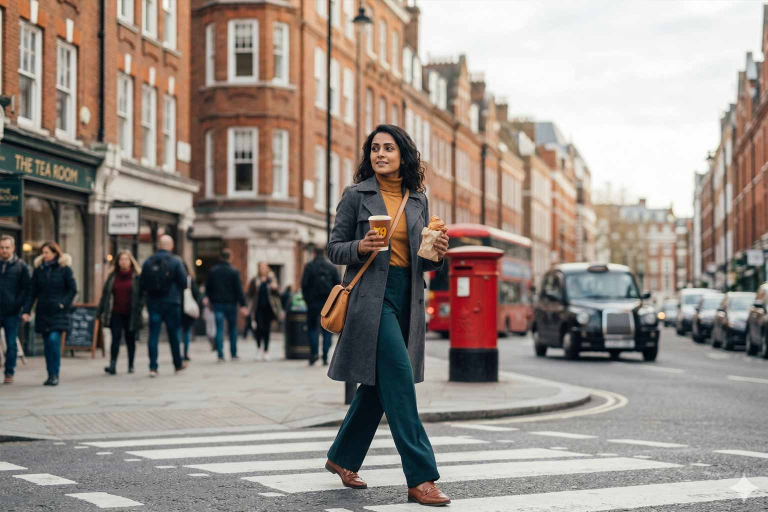 Fresh coffee and croissant – a classic bakery breakfast to start your day