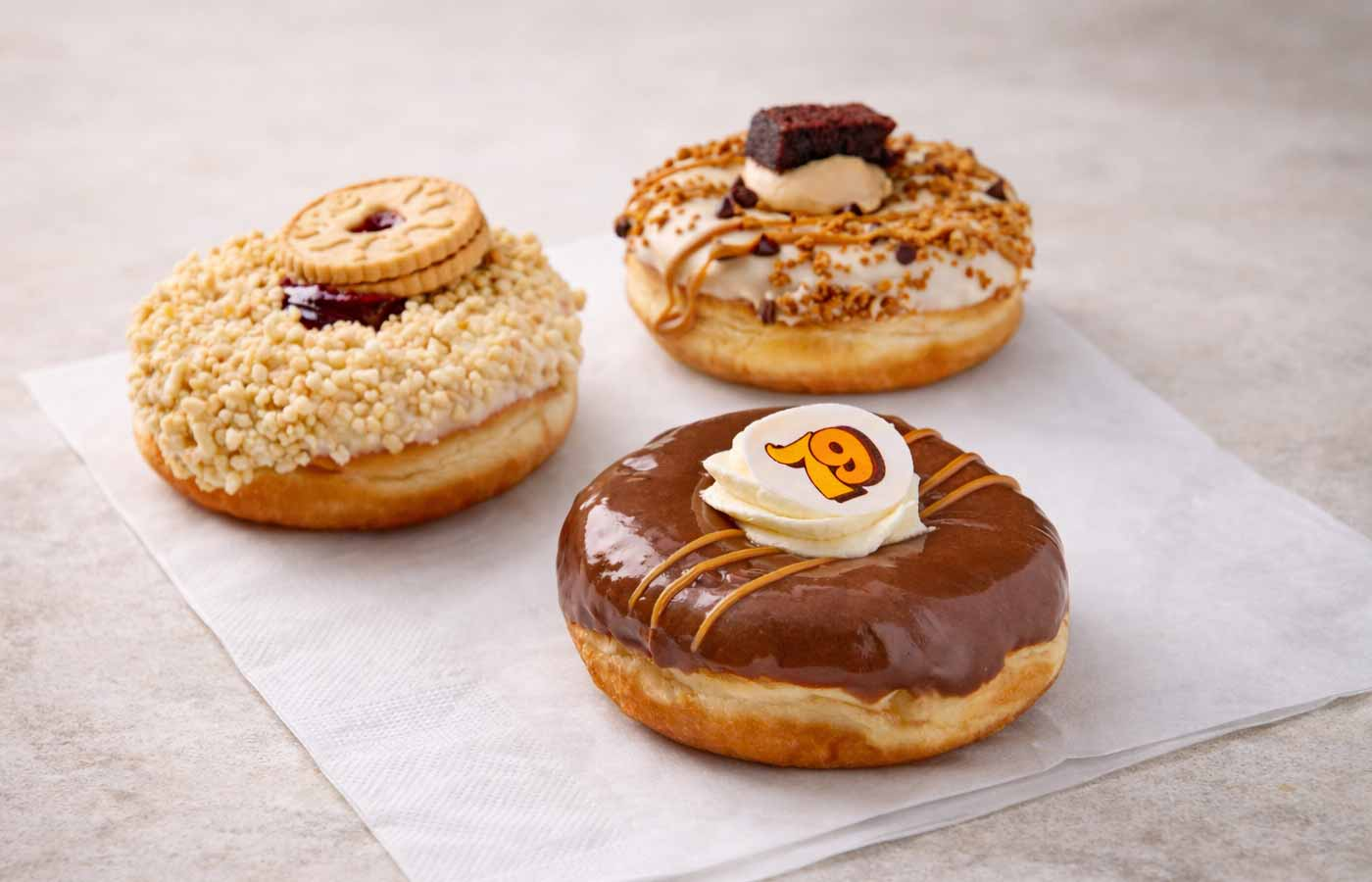 Sweet breakfast doughnuts UK Bakery 79