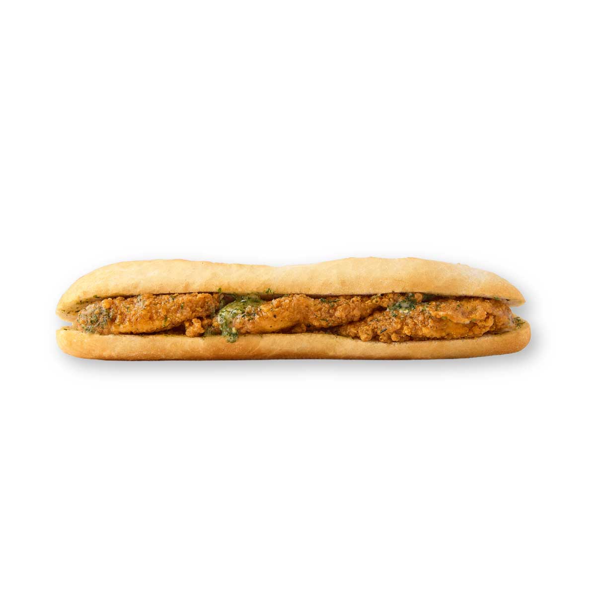 Garlic Chicken Kiev Baguette