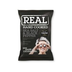 REAL Sea Salt & Black Pepper Crisps